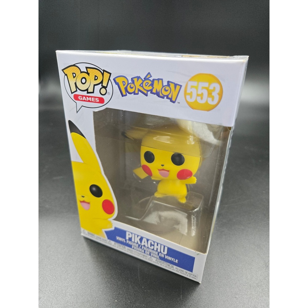 Funko Pop Games Pokemon Pikachu 553 Vinyl Figure Yellow Nintendo Collectible